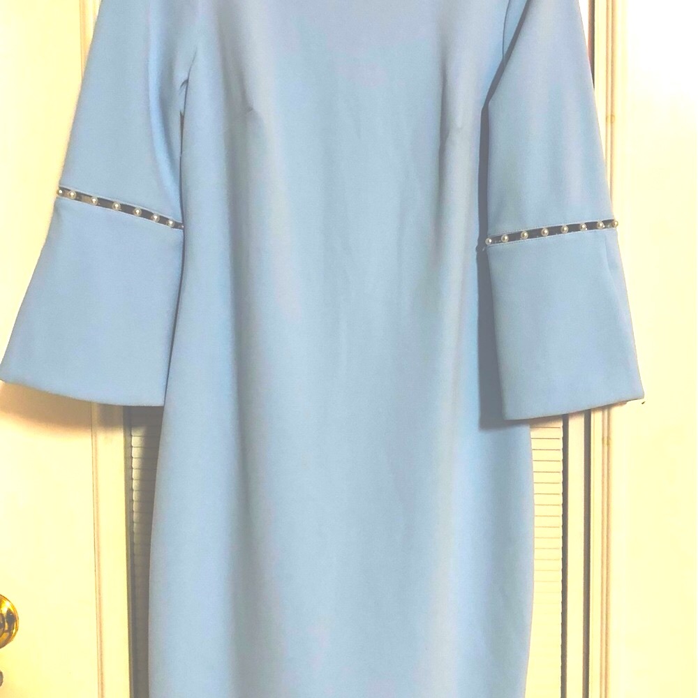 Blue gray  Calvin Klein dress. Size 8